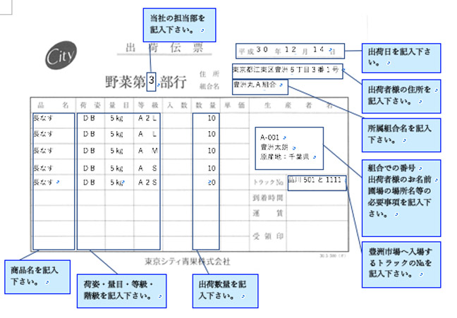出荷伝票